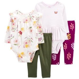 Carter’s 4pc Baby girl sets